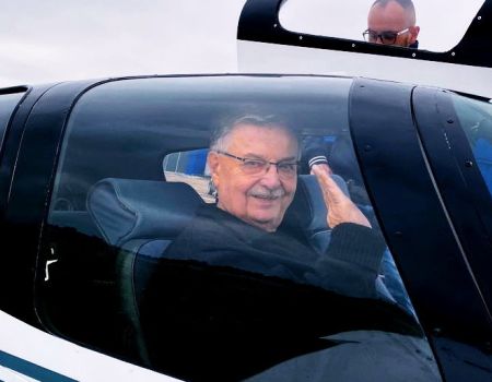 Legendarny pilot doświadczalny odwiedził Piotrków