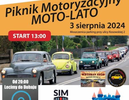 Piknik motoryzacyjny MOTO-LATO w Moszczenicy