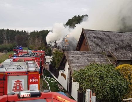 Pożar w gminie Wolbórz