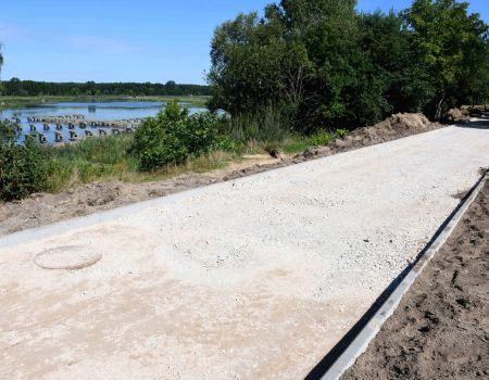 Powstaje ścieżka rowerowa wokół jeziora Bugaj