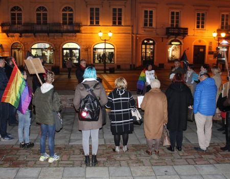 Protestowali przeciwko Kai Godek i w obronie osób LGBT