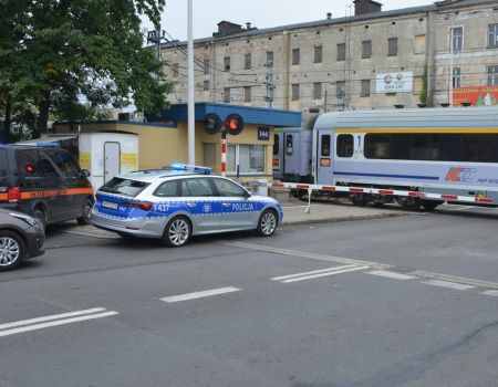 Potrącenie na przejeździe kolejowym