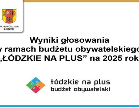 Sprawdź wyniki Budżetu Obywatelskiego Województwa Łódzkiego