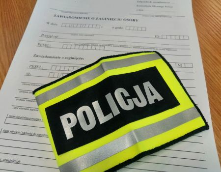 Zaginięcie - policja informuje jak działać