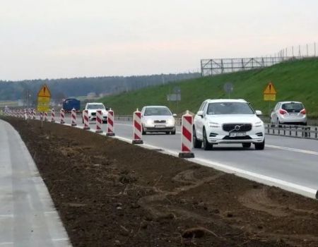 Końcowe malowanie oznakowania na A1