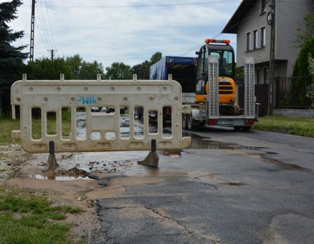 Awaria wodociągu przy Filtrowej w Piotrkowie