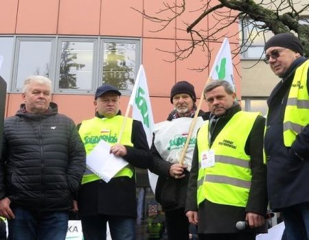 Protest rolników pod prokuraturą