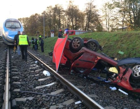 Na przejeździe kolejowym w Raciborowicach zginął 31-letni mężczyzna