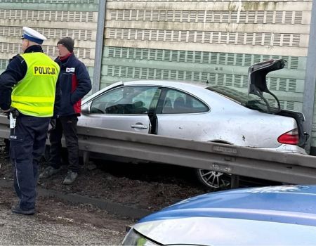 Swój rajd zakończył między barierami. Teraz znajdzie się za kratami