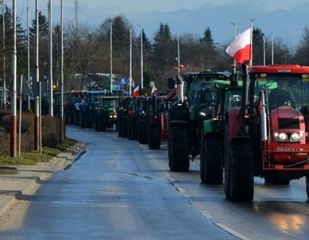 Kolejny protest rolników. Tym razem na ważnej drodze