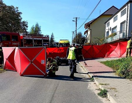 Tragiczny wypadek w Barkowicach. Nie żyje motocyklista