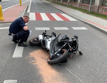 22-letni motocyklista zginął na drodze