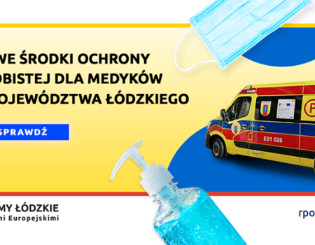 Nowe środki ochrony osobistej dla łódzkich medyków