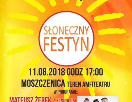 Moszczenica zaprasza na Słoneczny Festyn