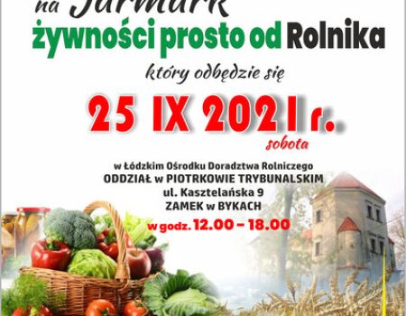 Jarmark żywności prosto od rolnika