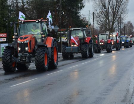 Rolnicy wyjechali na piotrkowskie ulice