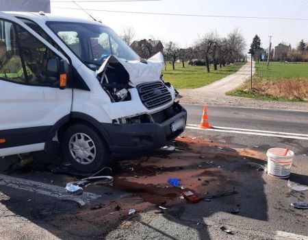 Zderzenie czterech pojazdów na 