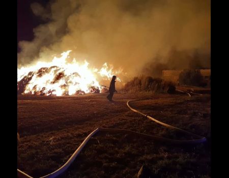 Pożar w gminie Moszczenica