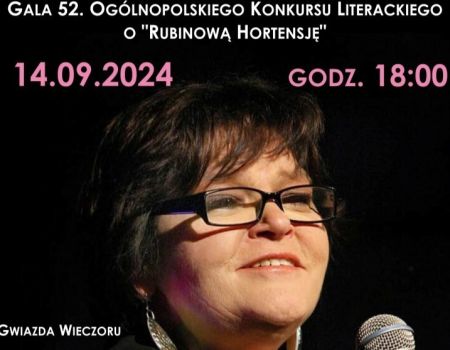 Gala 52. Ogólnopolskiego Konkursu Literackiego o 