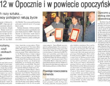 2012 w Opocznie i w powiecie opoczyńskim