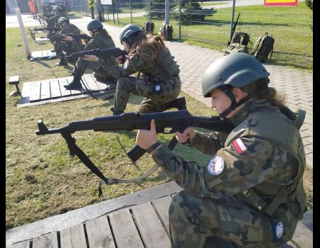 Kadeci z ZS CKZ w Bujnach ćwiczyli pod okiem zawodowych żołnierzy