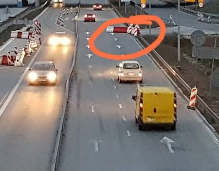 Niebezpiecznie na autostradzie (zdjęcia)