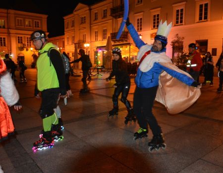 Grupa Nightskating przejechała ulicami Piotrkowa