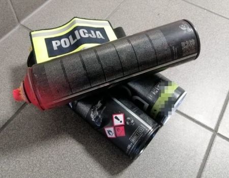 Grafficiarze zatrzymani przez policjanta po służbie