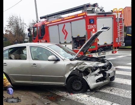 Wypadek na skrzyżowaniu Słowackiego i Concordii. Poszkodowane dziecko (AKTUALIZACJA)