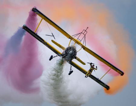 Tłumy na piotrkowskim lotnisku. Drugi dzień FLY FEST