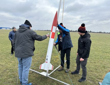 Niezwykły projekt ucznia III LO. Rakieta leciała 282 km/h!