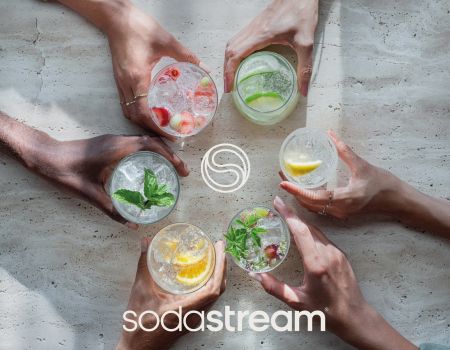 SodaStream, wiodący producent ekspresów do gazowania wody, prezentuje repozycjonowanie 360