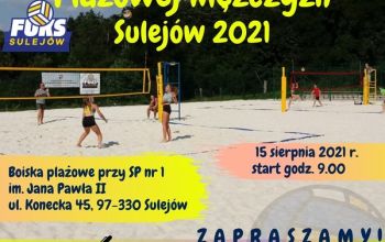 Amatorski turniej siatkówki plażowej w Sulejowie