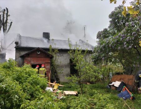 Kolejny pożar w gminie Sulejów