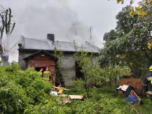 Kolejny pożar w gminie Sulejów