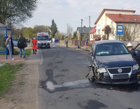 Zderzenie dwóch aut w Sobakowie