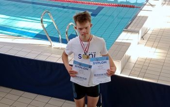 13 letni Bartek z Piotrkowa Mistrzem Polski w pływaniu