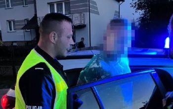 Pijany kierowca uciekał przed policją, wioząc 3-letnią córkę [FILM]