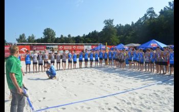 W Sulejowie trwają mistrzostwa kraju w siatkówce plażowej