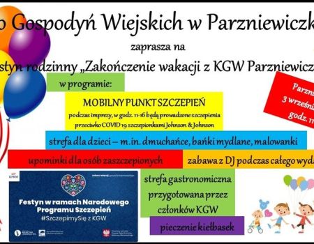 Festyny i szczepienia w Parzniewicach, Parzniewiczkach i Piekarach