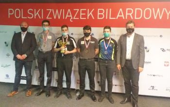 Bilardziści z Rękoraja zdobyli 5 medali Mistrzostw Polski