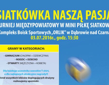 Turniej siatkarski w Dąbrowie nad Czarną
