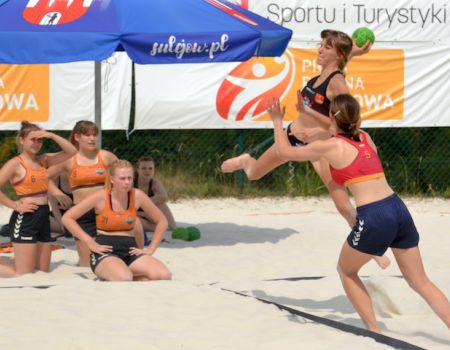 Mistrzostwa Polski w piłce ręcznej plażowej w Sulejowie