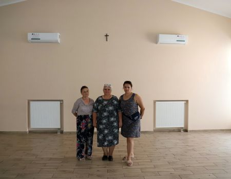 Dom Ludowy w Gąskach z klimatyzacją