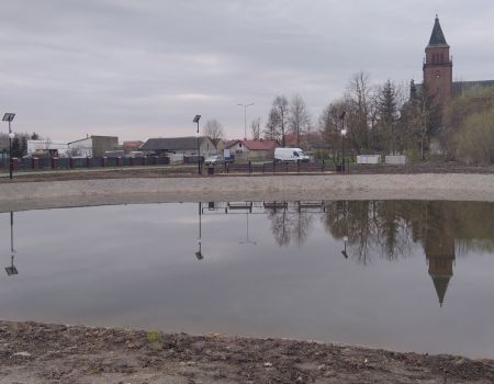 Zbiornik w Bogdanowie już po rewitalizacji