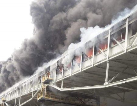 Potężny pożar na terenie Elektrowni Bełchatów [Aktualizacja]