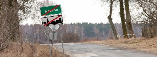 Droga pomidzy Krosnem w gminie Gorzkowice a Przerbem w gminie Masowice. Tutaj doszo do wypadku, tutaj zgin 17-letni Dawid.