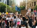 Protest w Sydney przeciwko zmianom klimatu (fot. J. Biegaska) 