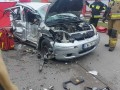 Wypadek w stron Wrocawia / fot.: KMP Piotrkw Trybunalski