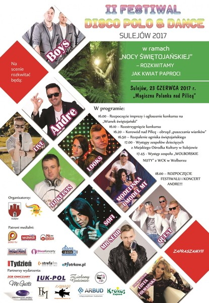 II Festiwal Disco Polo & Dance w Sulejowie
